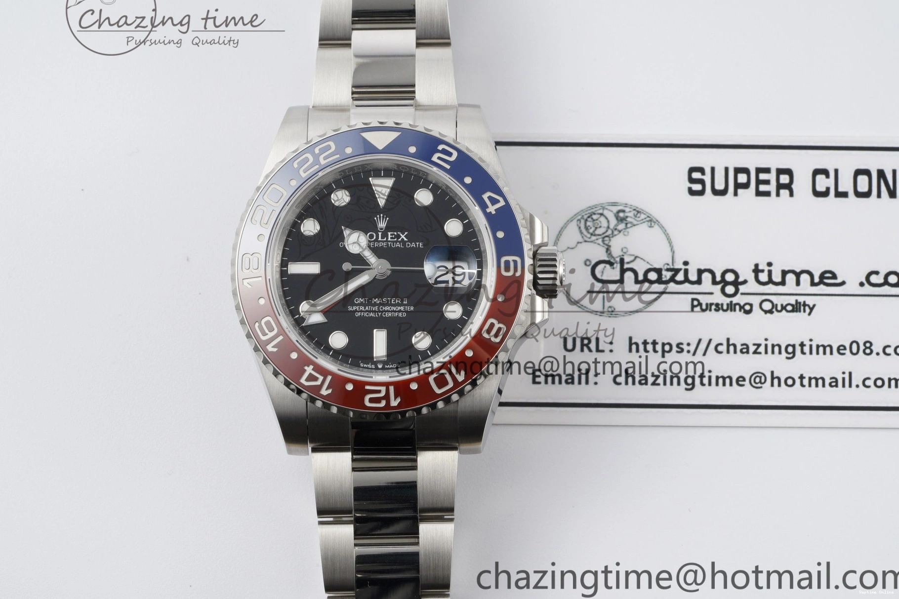 0111 ZeroBulk GMT Master II 126710 BLRO 904L SS KING Factory 1:1 Best Edition on Oyster Bracelet K3285 CHS 2073